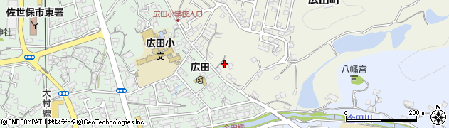 長崎県佐世保市広田町883周辺の地図