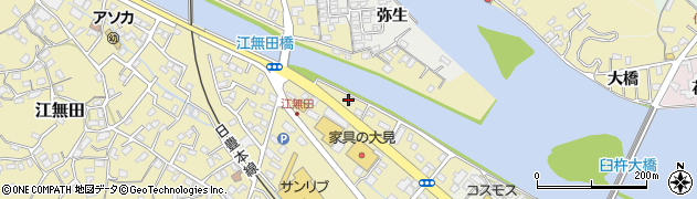 大分県臼杵市江無田26周辺の地図