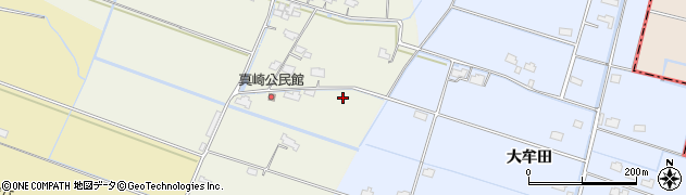 佐賀県嬉野市真崎周辺の地図