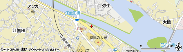 大分県臼杵市江無田203周辺の地図