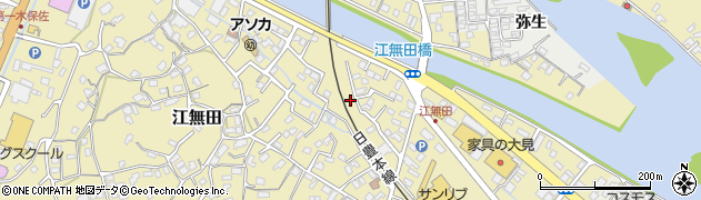 大分県臼杵市江無田39周辺の地図
