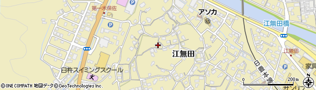 大分県臼杵市江無田804周辺の地図