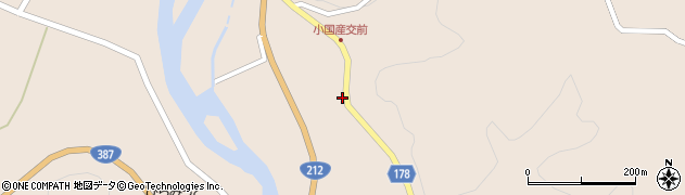 熊本県阿蘇郡小国町宮原1480周辺の地図