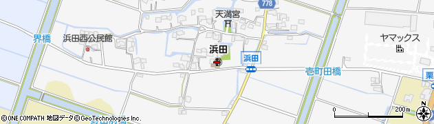 浜田周辺の地図
