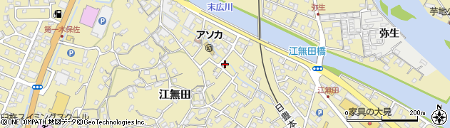 大分県臼杵市江無田12周辺の地図