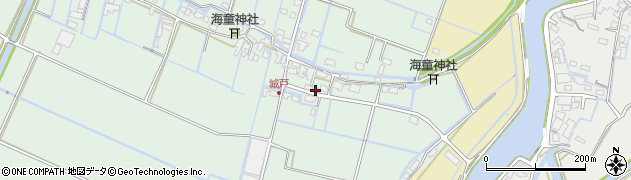 福岡県柳川市有明町871周辺の地図