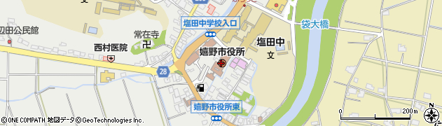 佐賀県嬉野市周辺の地図