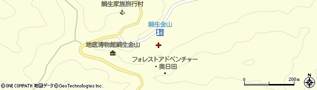 鯛生簡易郵便局周辺の地図