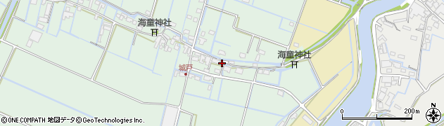 福岡県柳川市有明町1186周辺の地図