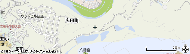 長崎県佐世保市広田町周辺の地図