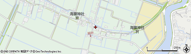 福岡県柳川市有明町1187周辺の地図
