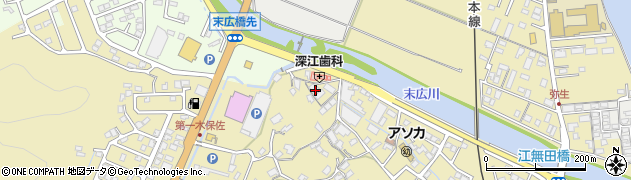 大分県臼杵市江無田388周辺の地図