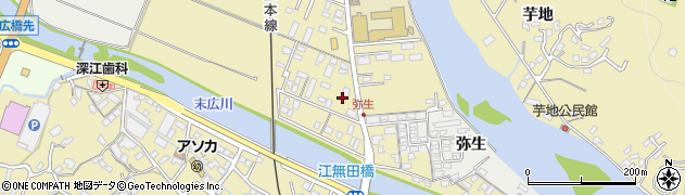 大分県臼杵市江無田105周辺の地図
