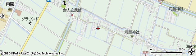 福岡県柳川市有明町1315周辺の地図