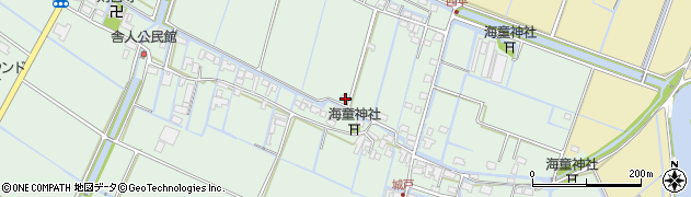 福岡県柳川市有明町697周辺の地図