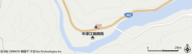 大分県日田市中津江村栃野2409周辺の地図