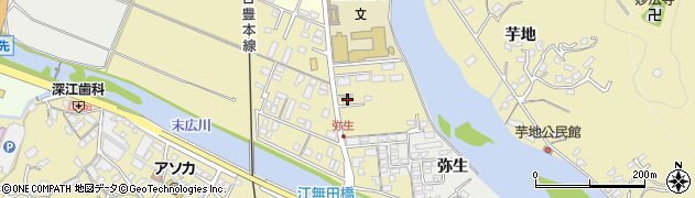 大分県臼杵市江無田128周辺の地図