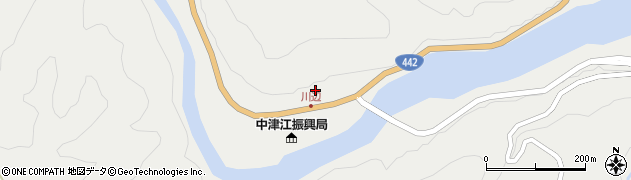 大分県日田市中津江村栃野2414周辺の地図