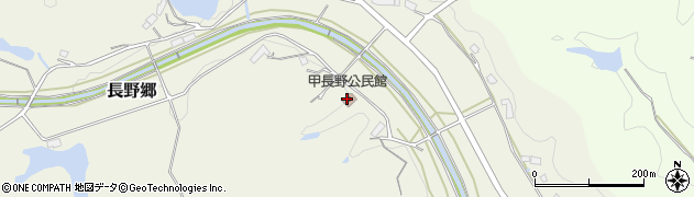甲長野公民館周辺の地図