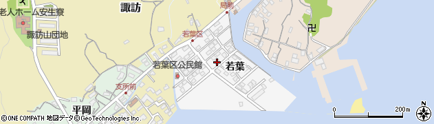 大分県臼杵市若葉周辺の地図