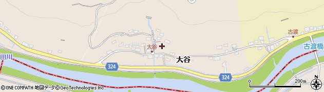 佐賀県杵島郡白石町大谷周辺の地図