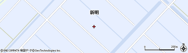 佐賀県白石町（杵島郡）新明周辺の地図