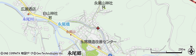 長崎県波佐見町（東彼杵郡）永尾郷周辺の地図