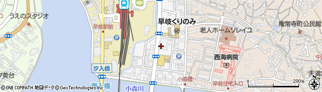 長崎県佐世保市権常寺周辺の地図