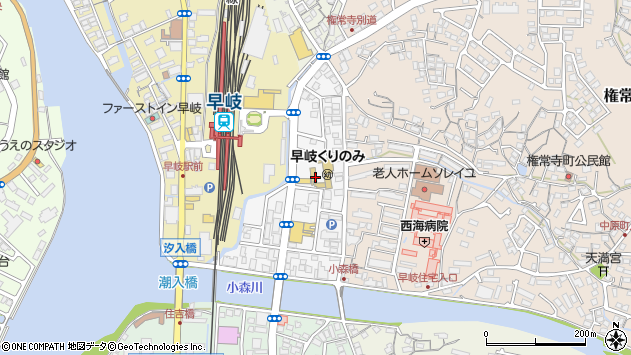 〒859-3214 長崎県佐世保市権常寺の地図