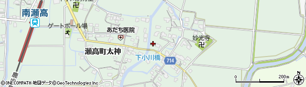 下小川公民館周辺の地図