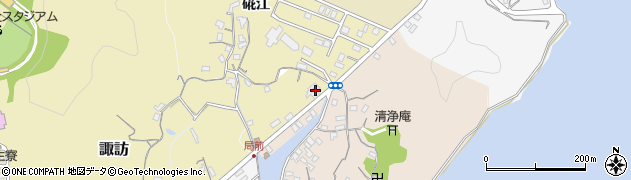 大分県臼杵市硴江304周辺の地図