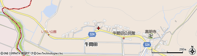 佐賀県白石町（杵島郡）牛間田周辺の地図