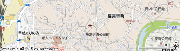 権常寺第六公園周辺の地図