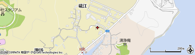 大分県臼杵市硴江303周辺の地図