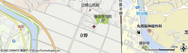 大分県臼杵市立野周辺の地図