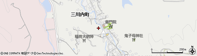 三川内山公園周辺の地図