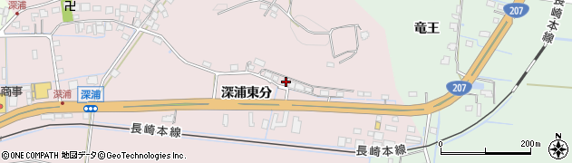佐賀県杵島郡白石町深浦東分2463周辺の地図