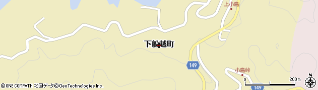 長崎県佐世保市下船越町周辺の地図