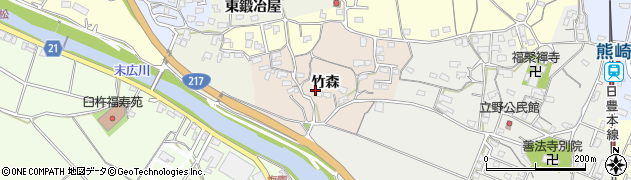 大分県臼杵市井村3164周辺の地図