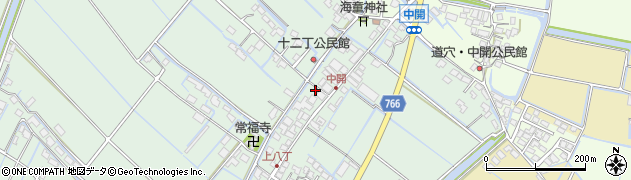 福岡県柳川市有明町132周辺の地図