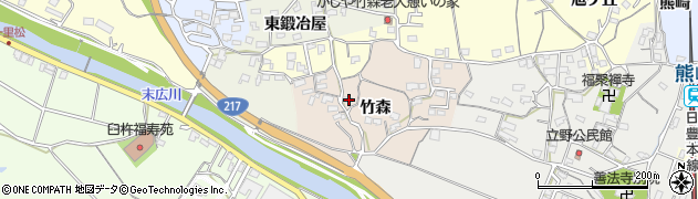 大分県臼杵市井村3968周辺の地図