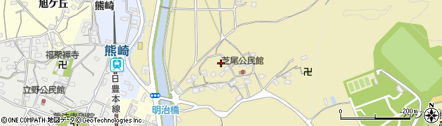 大分県臼杵市芝尾3周辺の地図