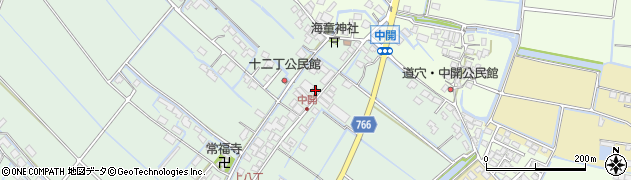 福岡県柳川市有明町78周辺の地図