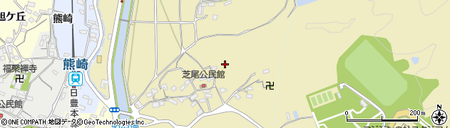 大分県臼杵市芝尾周辺の地図