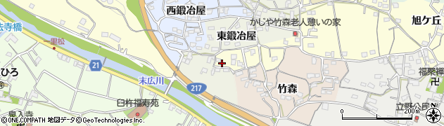 大分県臼杵市井村2992周辺の地図
