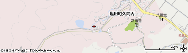 佐賀県嬉野市塩田町大字久間牛坂301周辺の地図