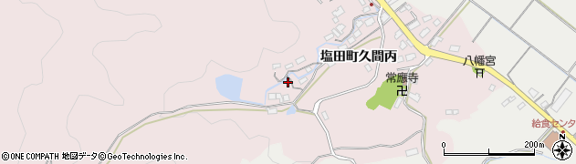 佐賀県嬉野市塩田町大字久間牛坂299周辺の地図
