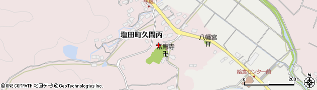 佐賀県嬉野市塩田町大字久間牛坂34周辺の地図