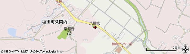 佐賀県嬉野市塩田町大字久間牛坂13周辺の地図