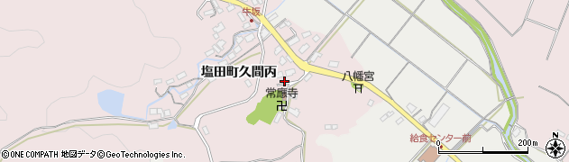 佐賀県嬉野市塩田町大字久間牛坂350周辺の地図